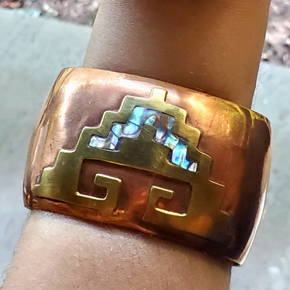 *RARE* Vintage Designer Celia Harms Wrist Cuff - Picture 4 of 12